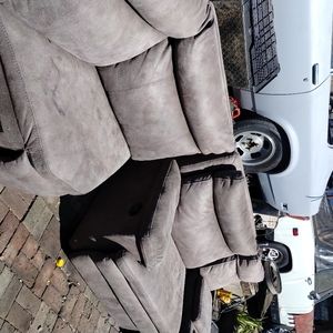 Sectional sauce sofa,Recline both sec.